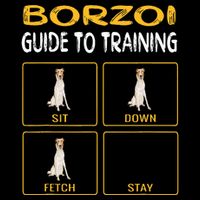 Funny Borzoi Guide To Training Dog Obedience Zip Tote Bag