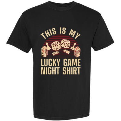 Funny Board Game Lucky Game Night Gift Garment-Dyed Heavyweight T-Shirt