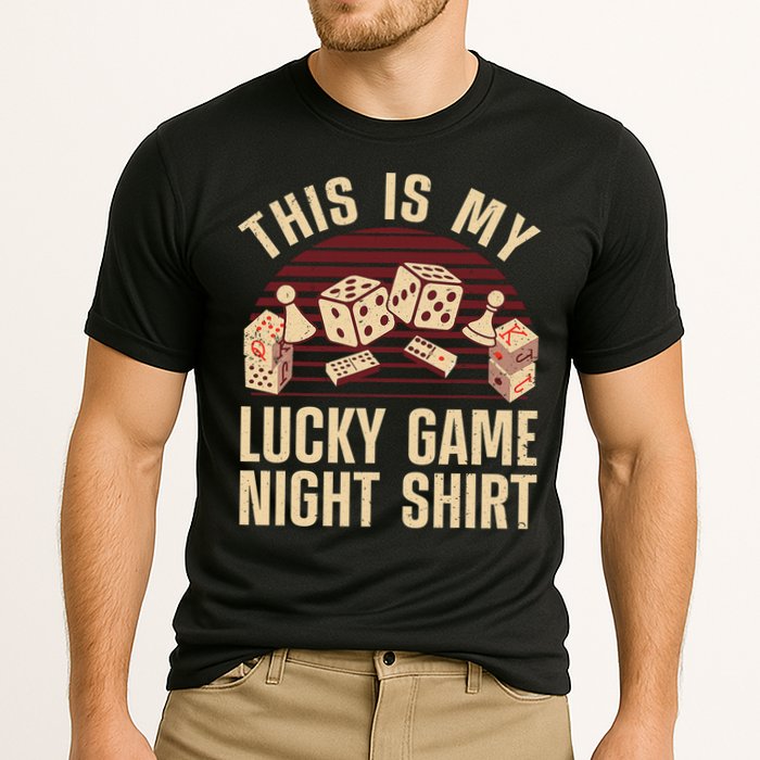 Funny Board Game Lucky Game Night Gift Cooling Performance Crew T-Shirt