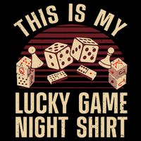 Funny Board Game Lucky Game Night Gift Cooling Performance Crew T-Shirt