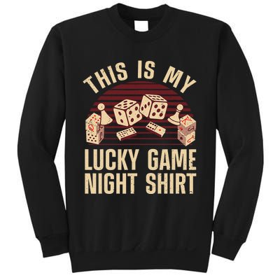 Funny Board Game Lucky Game Night Gift Sweatshirt