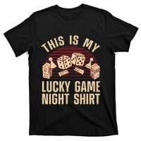 Funny Board Game Lucky Game Night Gift T-Shirt