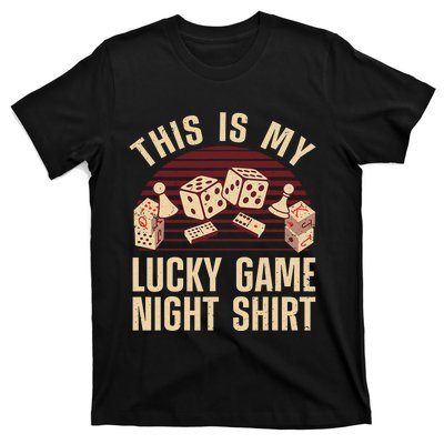 Funny Board Game Lucky Game Night Gift T-Shirt