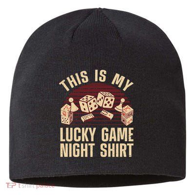Funny Board Game Lucky Game Night Gift Sustainable Beanie