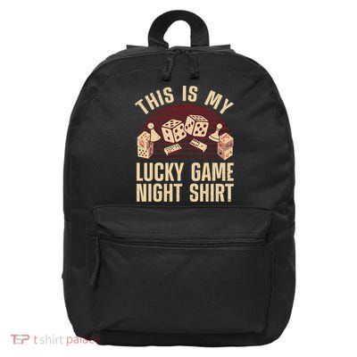 Funny Board Game Lucky Game Night Gift 16 in Basic Backpack