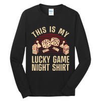 Funny Board Game Lucky Game Night Gift Tall Long Sleeve T-Shirt