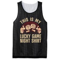 Funny Board Game Lucky Game Night Gift Mesh Reversible Basketball Jersey Tank