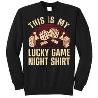 Funny Board Game Lucky Game Night Gift Tall Sweatshirt