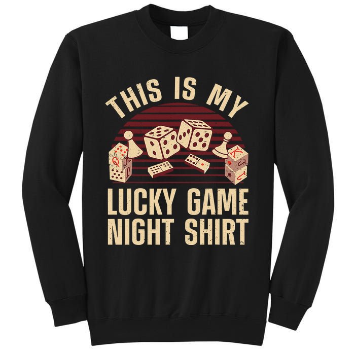 Funny Board Game Lucky Game Night Gift Tall Sweatshirt