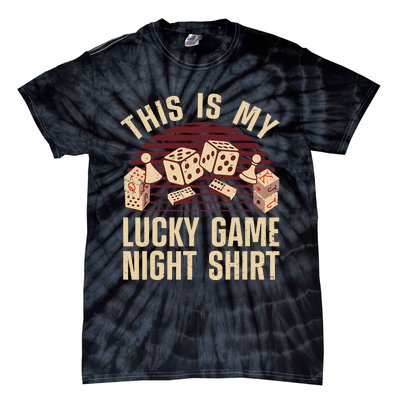 Funny Board Game Lucky Game Night Gift Tie-Dye T-Shirt