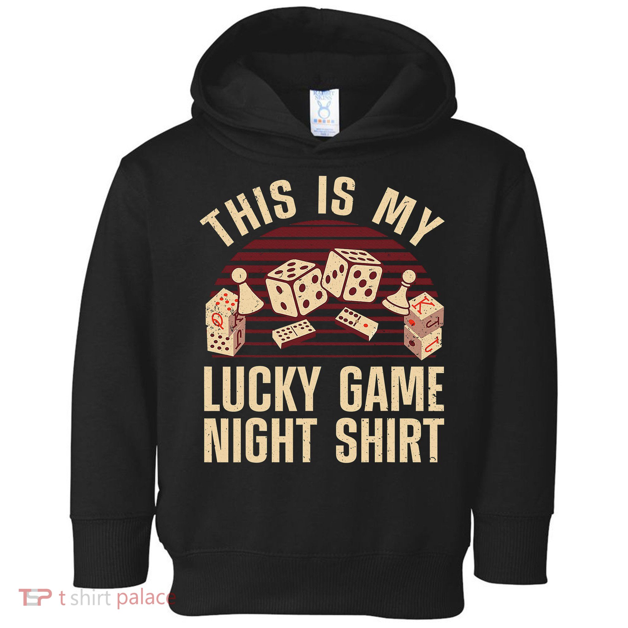 Funny Board Game Lucky Game Night Gift Toddler Hoodie