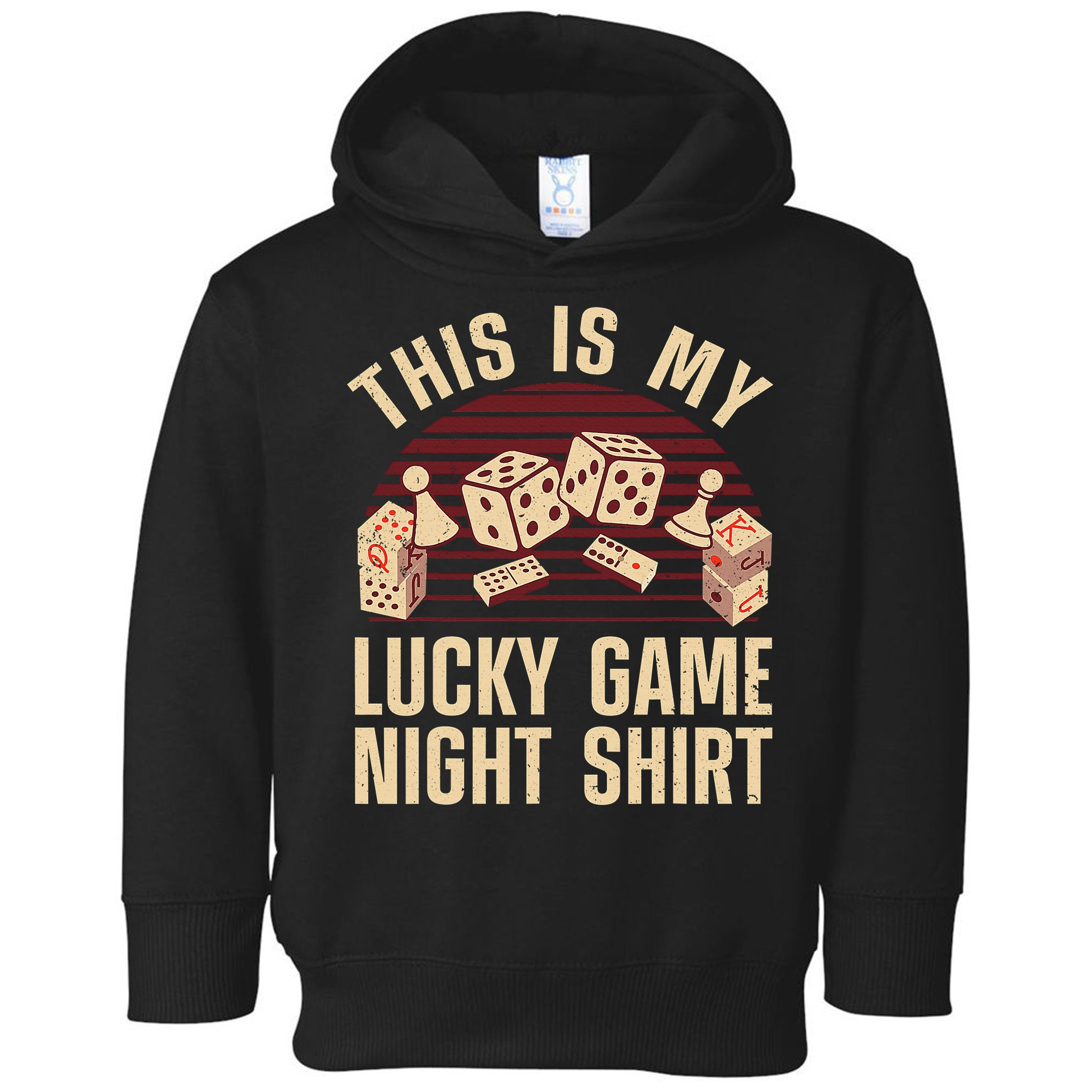 Funny Board Game Lucky Game Night Gift Toddler Hoodie