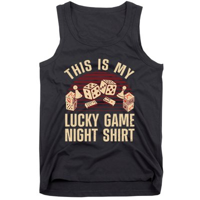 Funny Board Game Lucky Game Night Gift Tank Top