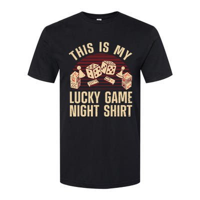 Funny Board Game Lucky Game Night Gift Softstyle CVC T-Shirt