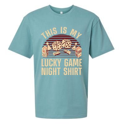 Funny Board Game Lucky Game Night Gift Sueded Cloud Jersey T-Shirt