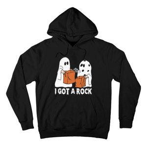 Funny Boo Ghost Scary I Got A Rock Halloween Hoodie