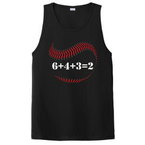 Funny Baseball Gift 6+4+3 2 Baseball Double Play Gift PosiCharge Competitor Tank