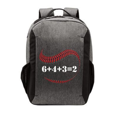 Funny Baseball Gift 6+4+3 2 Baseball Double Play Gift Vector Backpack