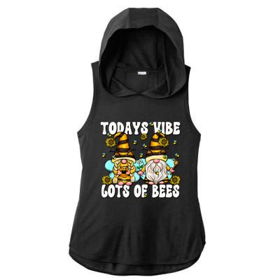 Funny Beekeeper Grandma And Grandpa For Summer Bee Gnome Gift Ladies PosiCharge Tri-Blend Wicking Draft Hoodie Tank