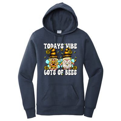 Funny Beekeeper Grandma And Grandpa For Summer Bee Gnome Gift Women's Pullover Hoodie