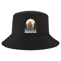 Funny Bigfoot Gotta Pop A Squatch Sasquatch Poop Joke Pun Cool Comfort Performance Bucket Hat