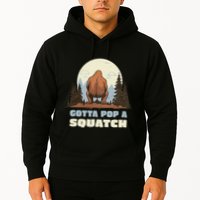 Funny Bigfoot Gotta Pop A Squatch Sasquatch Poop Joke Pun Hoodie