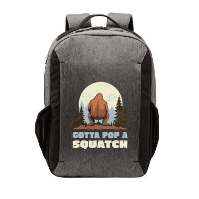 Funny Bigfoot Gotta Pop A Squatch Sasquatch Poop Joke Pun Vector Backpack