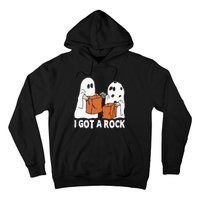 Funny Boo Ghost Scary I Got A Rock Halloween Hoodie