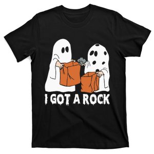 Funny Boo Ghost Scary I Got A Rock Halloween T-Shirt