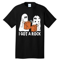 Funny Boo Ghost Scary I Got A Rock Halloween Tall T-Shirt