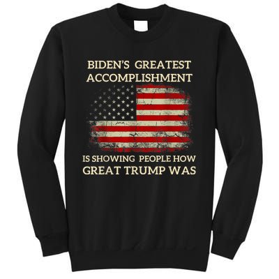 Funny BidenS Greatest Accomplishment Is Showing Trump 2024 Sweatshirt