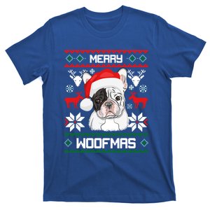 French Bulldog Gift For Merry Christmas Woofmas Frenchie Gift T-Shirt