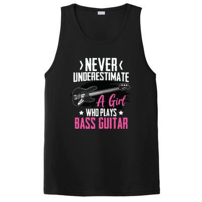 Funny Bass Guitar Lover Graphic Women And Girl Bass Player PosiCharge Competitor Tank