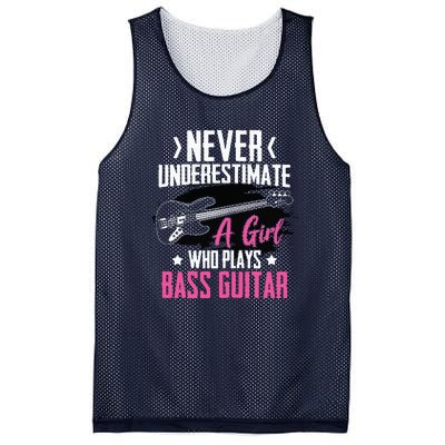 Funny Bass Guitar Lover Graphic Women And Girl Bass Player Mesh Reversible Basketball Jersey Tank