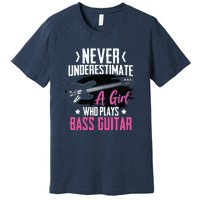 Funny Bass Guitar Lover Graphic Women And Girl Bass Player Premium T-Shirt