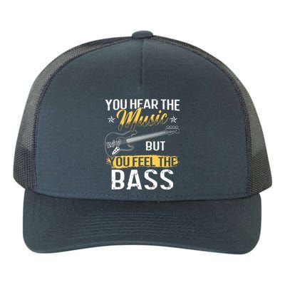 Funny Bass Guitar Lover Graphic Women And Men Bass Player Yupoong Adult 5-Panel Trucker Hat