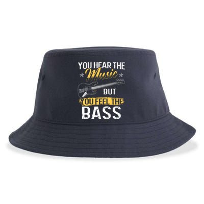 Funny Bass Guitar Lover Graphic Women And Men Bass Player Sustainable Bucket Hat