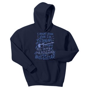 Funny Bass Guitar Player Music Lover Bassist Kids Hoodie