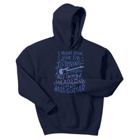 Funny Bass Guitar Player Music Lover Bassist Kids Hoodie