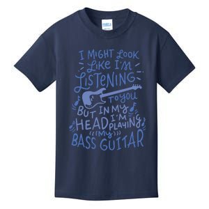 Funny Bass Guitar Player Music Lover Bassist Kids T-Shirt