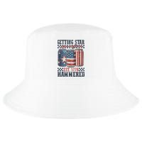Funny Beer Getting Star Spangled Hammered 4th Of July Preppy Cool Comfort Performance Bucket Hat