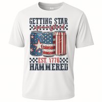 Funny Beer Getting Star Spangled Hammered 4th Of July Preppy Performance Shirt