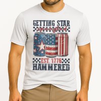 Funny Beer Getting Star Spangled Hammered 4th Of July Preppy Performance Shirt