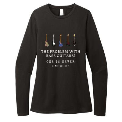 Funny Bass Guitar Womens CVC Long Sleeve Shirt