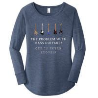 Funny Bass Guitar Women's Perfect Tri Tunic Long Sleeve Shirt