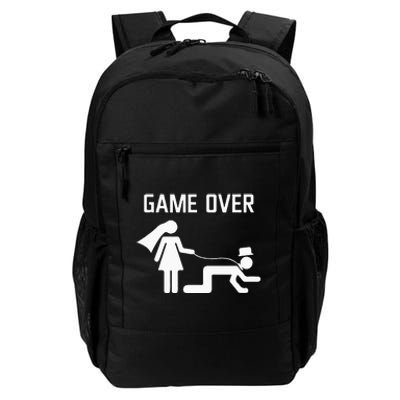 Funny Bride Groom Wedding Bachelor Bachelorette Party Daily Commute Backpack