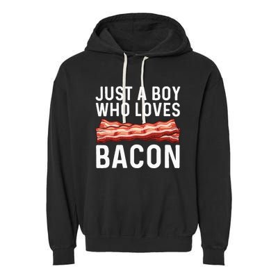 Funny Bacon Gift For Bacon Lovers Meat Foodie Pun Garment-Dyed Fleece Hoodie