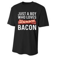 Funny Bacon Gift For Bacon Lovers Meat Foodie Pun Performance Sprint T-Shirt