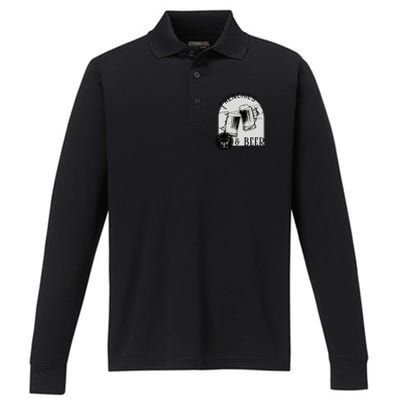 French Bulldog Gift Performance Long Sleeve Polo