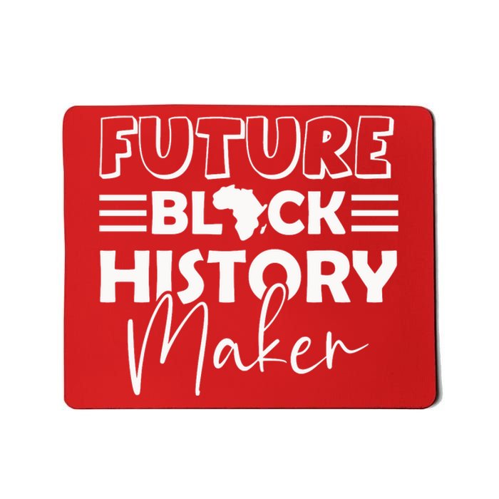 Future Black History Maker Proud African American Afro Girl Mousepad